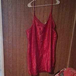 Red Polka Dot Slip Dress